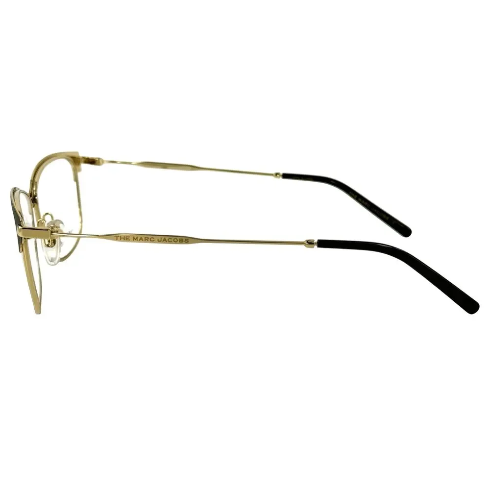 Marc Jacobs Marc 535  Womens Metal Eyeglass Frame 2M2 Black Gold 54-13 Stainless